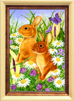 Схема для вышивания бисером СБ-249 20,5*30 см на авторской канве ТМ "Чарівна мить"