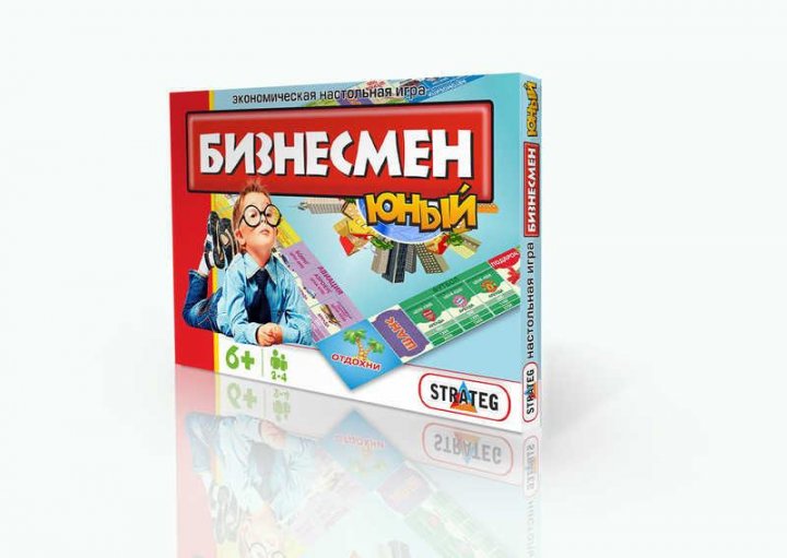 Гра настільна "Юний бізнесмен" (рос) 331, ТМ "Strateg"