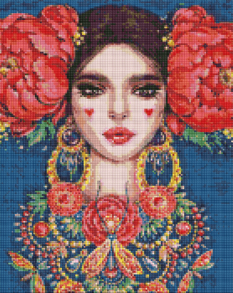 Набір з алмазною мозаїкою "Чарівна краса ©lesya_nedzelska_art" 40*50 см, AMO7261 ТМ "Ідейка"
