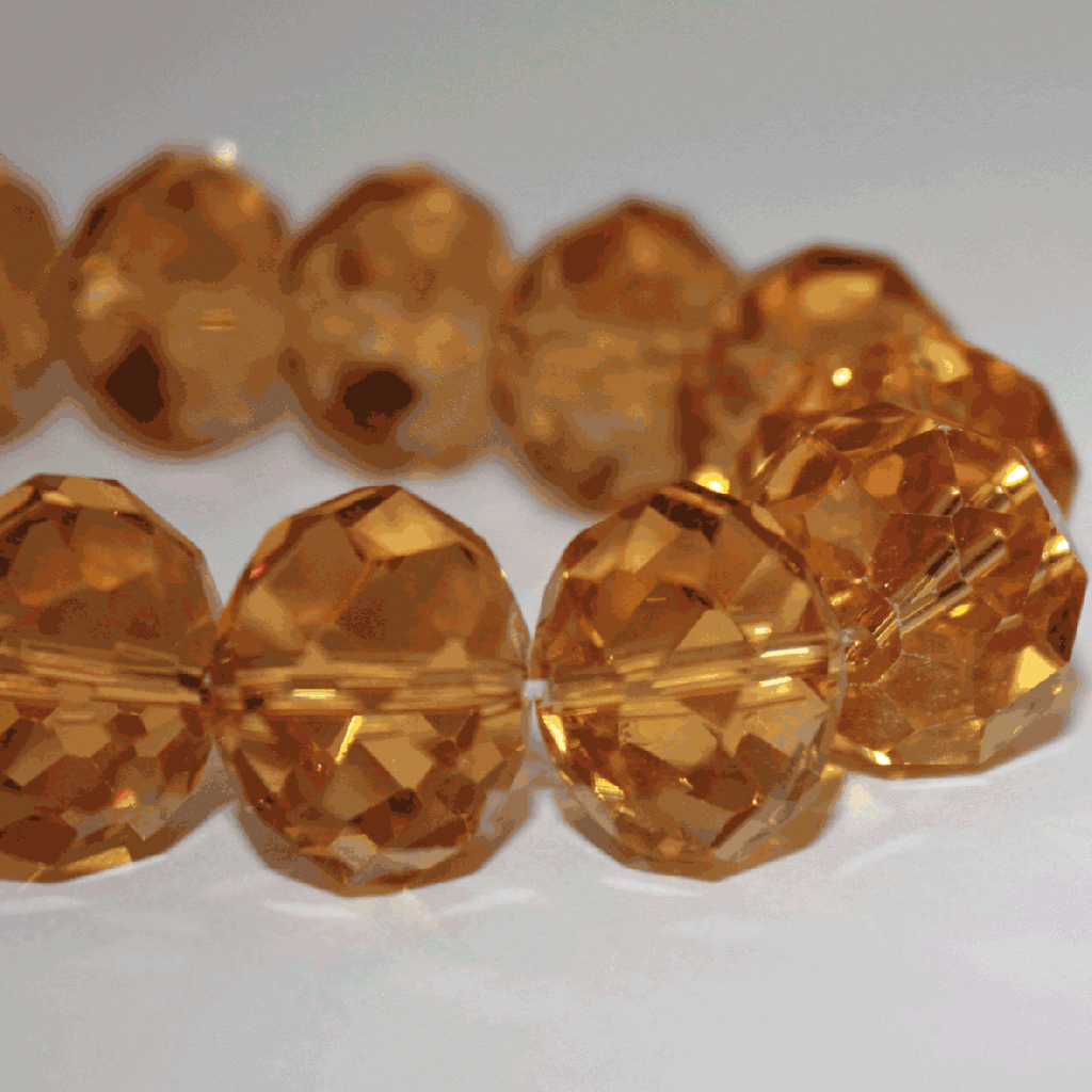 Бусы хрустальные на нитке, 11318/020C Crystal Art