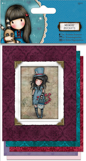 Набір д/створення листівок Декоративні кишеньки SANTORO (5 шт.), GOR-157114 DpCraft