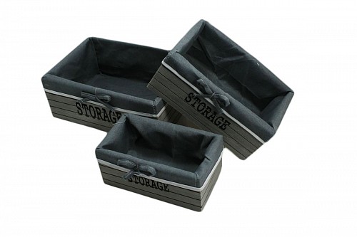 Подарочная коробка деревянная прямоуг. бол, 19081-4