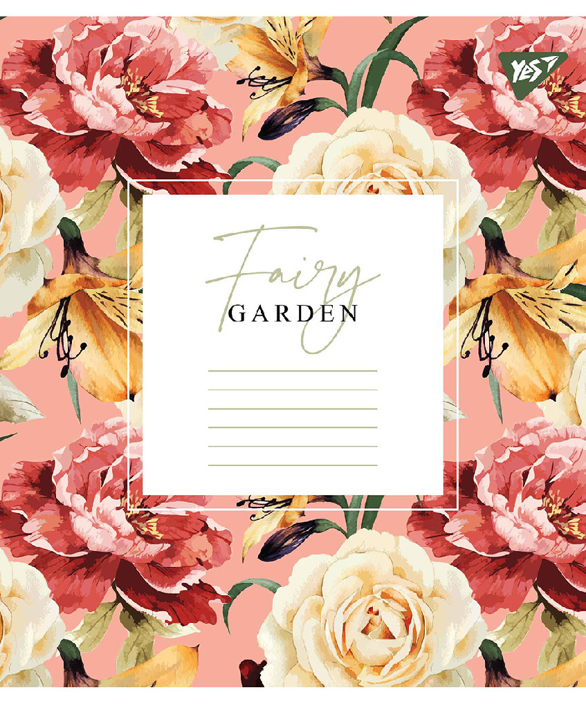 Зошит 48 кл YES Fairy garden, 765545