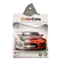 Олівці 36 кол. ColorCore шестигранні, 3100-36CB, Marco 3