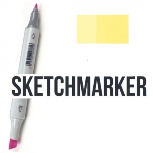 Маркер SKETCHMARKER, 2 пера: долото и тонкое, Almond - Миндальный, SM-Y24 3