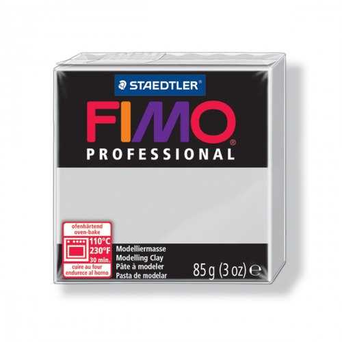 Пластика Professional, серая 85гр. Fimo