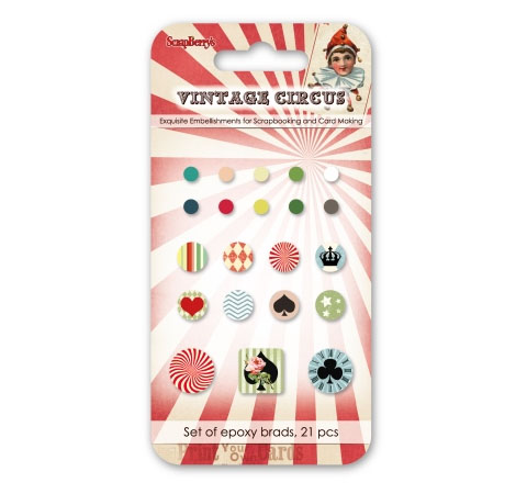 Набор декоративных брадсив Старый цирк