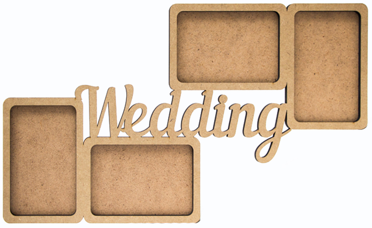 Заготовка рамка Wedding, МДФ, 50*28*0,6 см, Rosa Talent