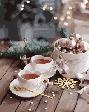 Картина по номерам 40*50 см Натюрморт "Вкус праздника", КН5570