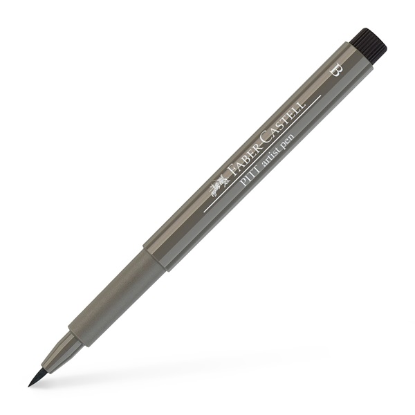 Ручка капиллярная PITT Brush Artist Pen 273 тёплый серый-4, 167473 Faber-Castell