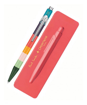 Ручка Caran d`Ache 849 Paul Smith Кораловий бокс, 849.582
