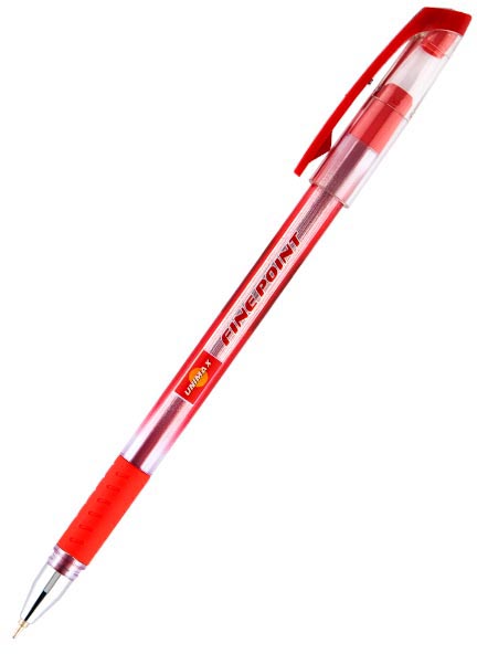 Ручка кулькова Fine Point, червона, UX-110-06 ***