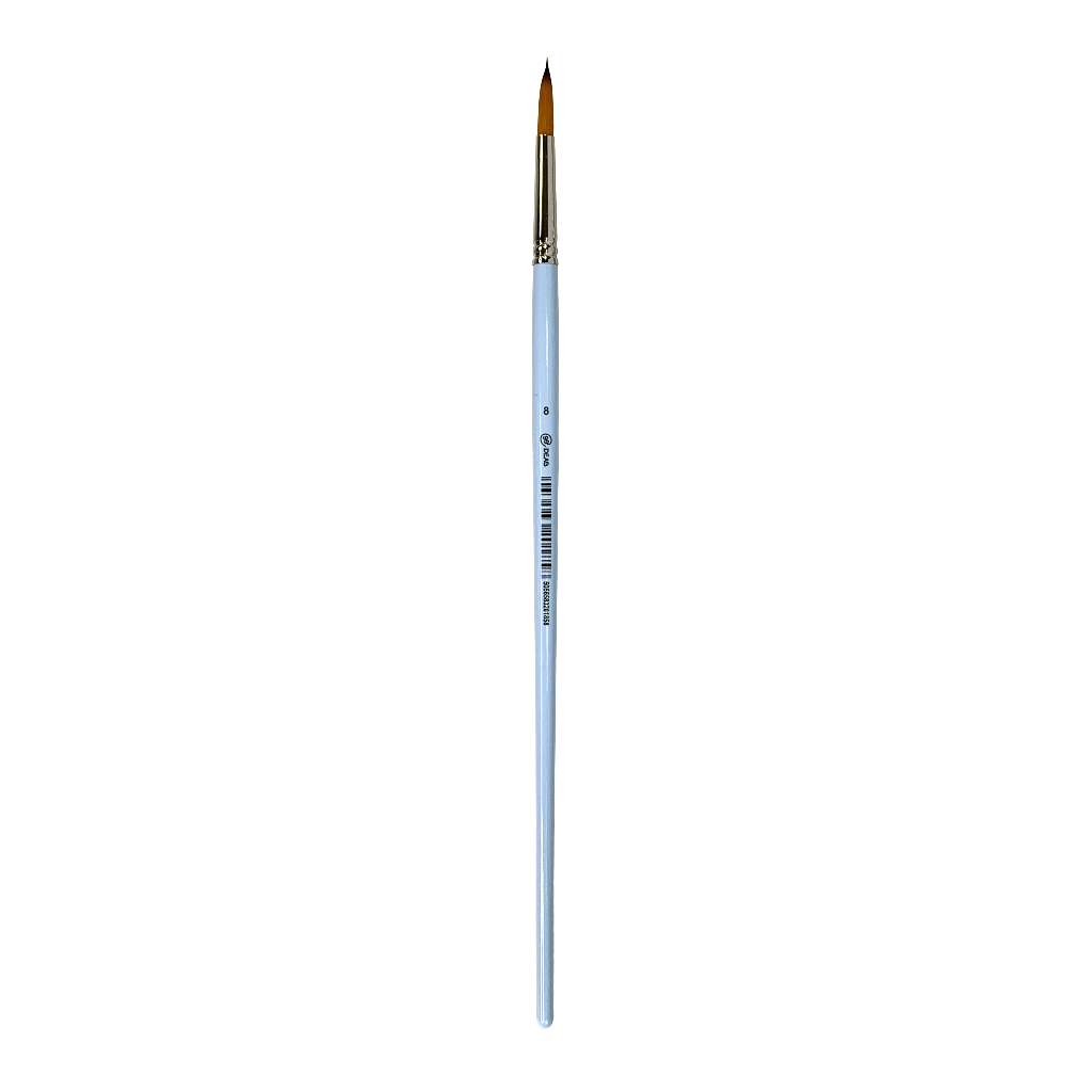 Кисть Синтетика круглая 6604RL №8, длинная ручка, 6604RL8, 99IDEAS