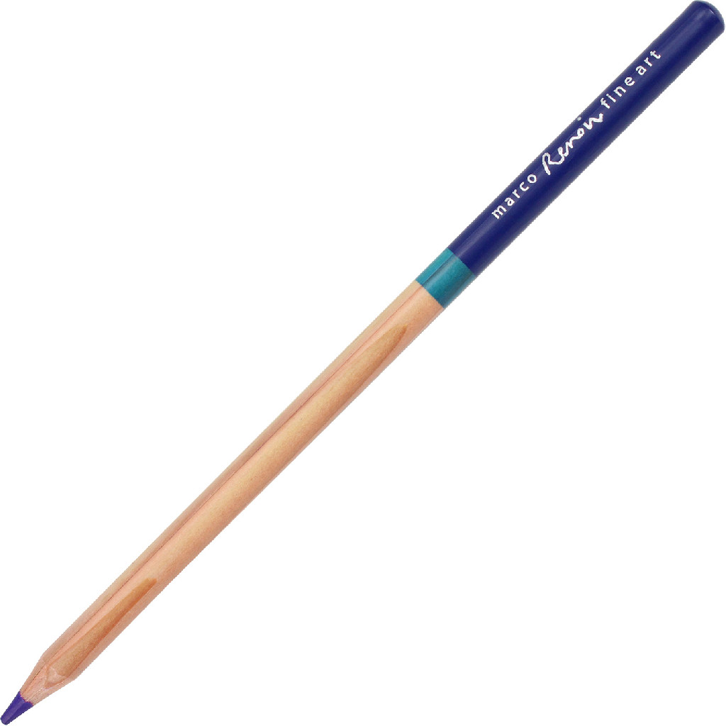 Карандаш цветной круглый Ultramarine (91) кедр, Fine Art Aqua, ТМ Marco