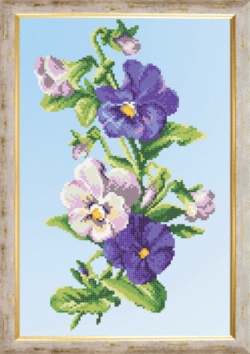 Схема для вишивання бісером СБ-043 20,5*31,5 см на авторській канві ТМ "Чарівна мить"