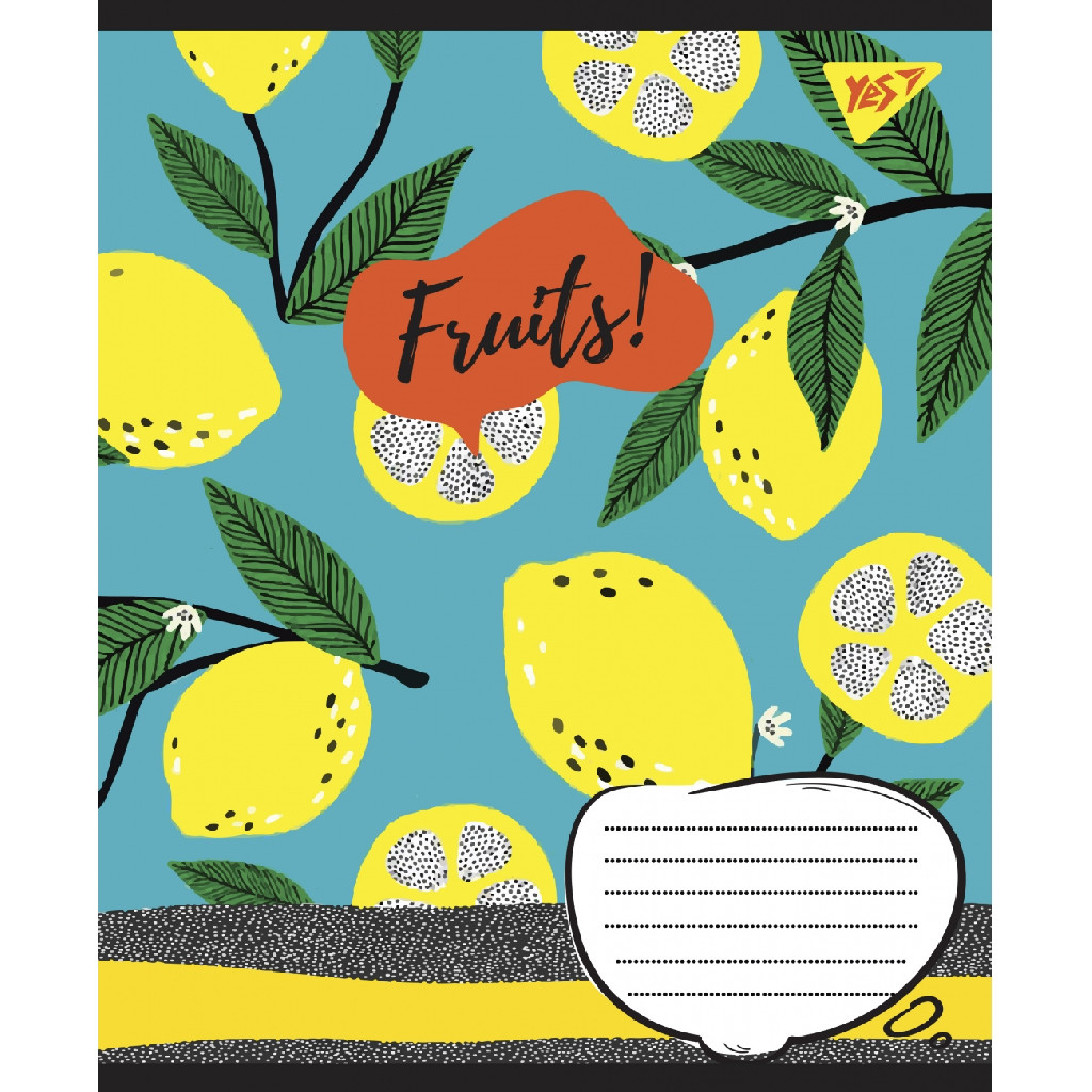 Зошит 18 кл. YES Fruits, 765825
