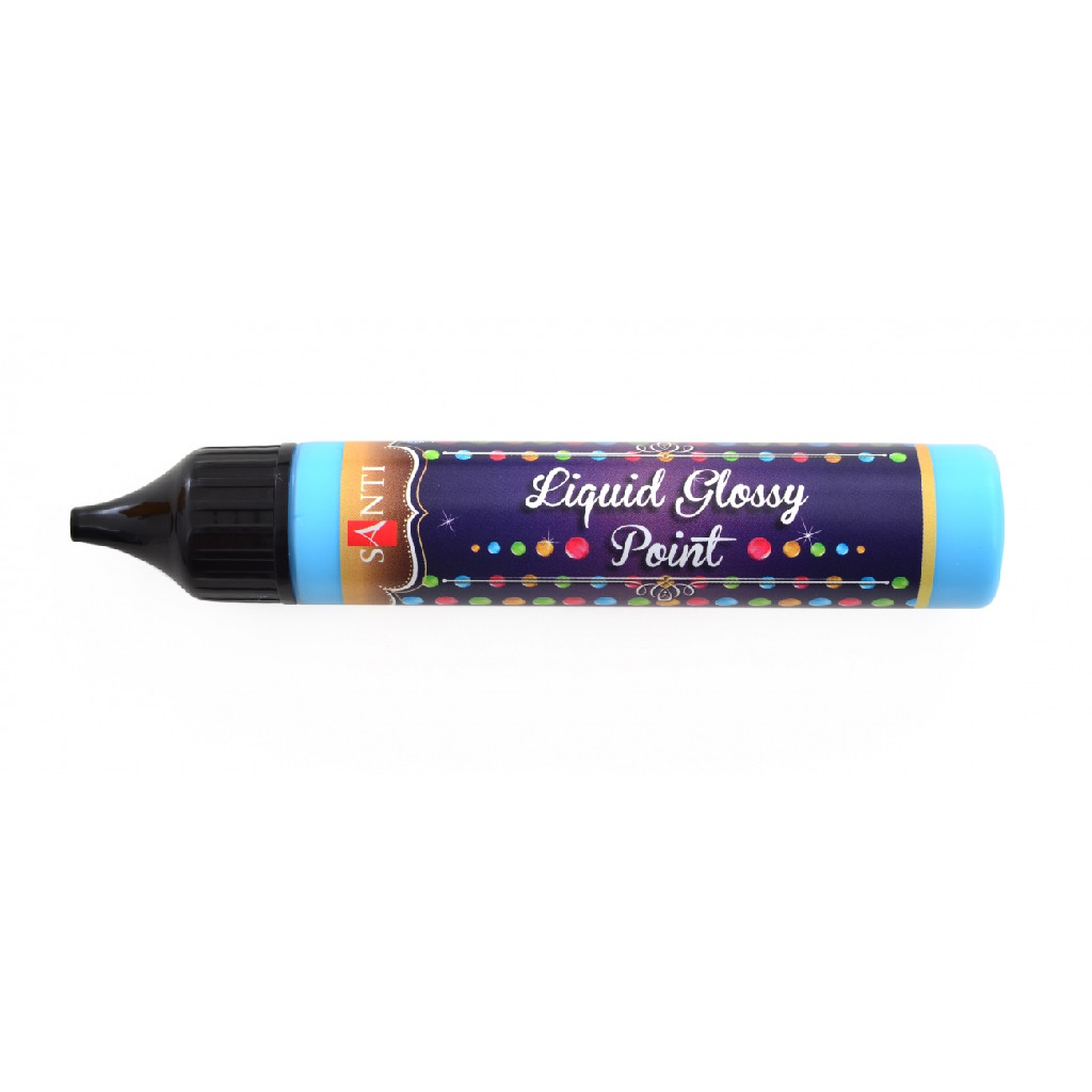 Гель-ЗD "Liquid glossy Point", блакитний, 742122