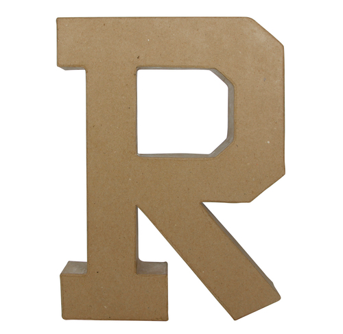 Заготовка из папье-маше Буква "R" 5*23*30 см, AC411O ТМ "Clairefontaine"