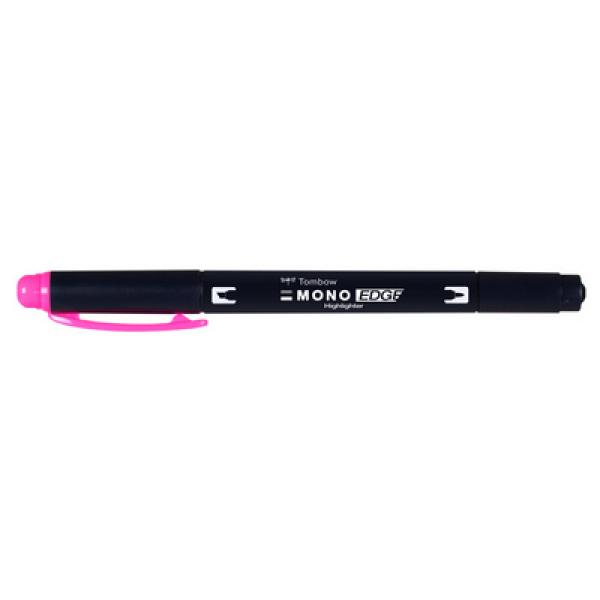 Маркер двосторонній Mono Edge 3,8/0,8 мм WA-TC90, рожевий ТМ "Tombow"