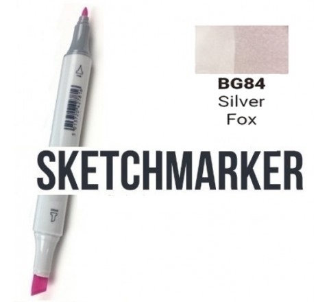 Маркер двосторонній SKETCHMARKER Чорно-бура лисиця, SM-BG84 3