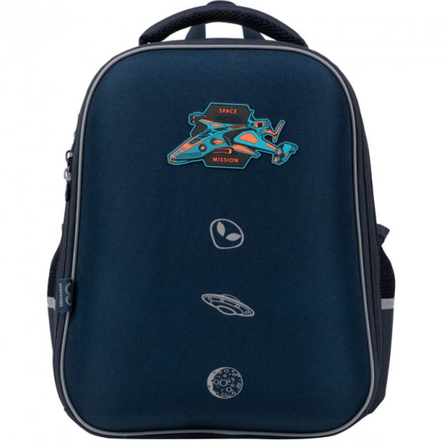 Рюкзак шкільний напівкаркасний Kite GoPack Education 165-5 "UFO", GO21-165M-5