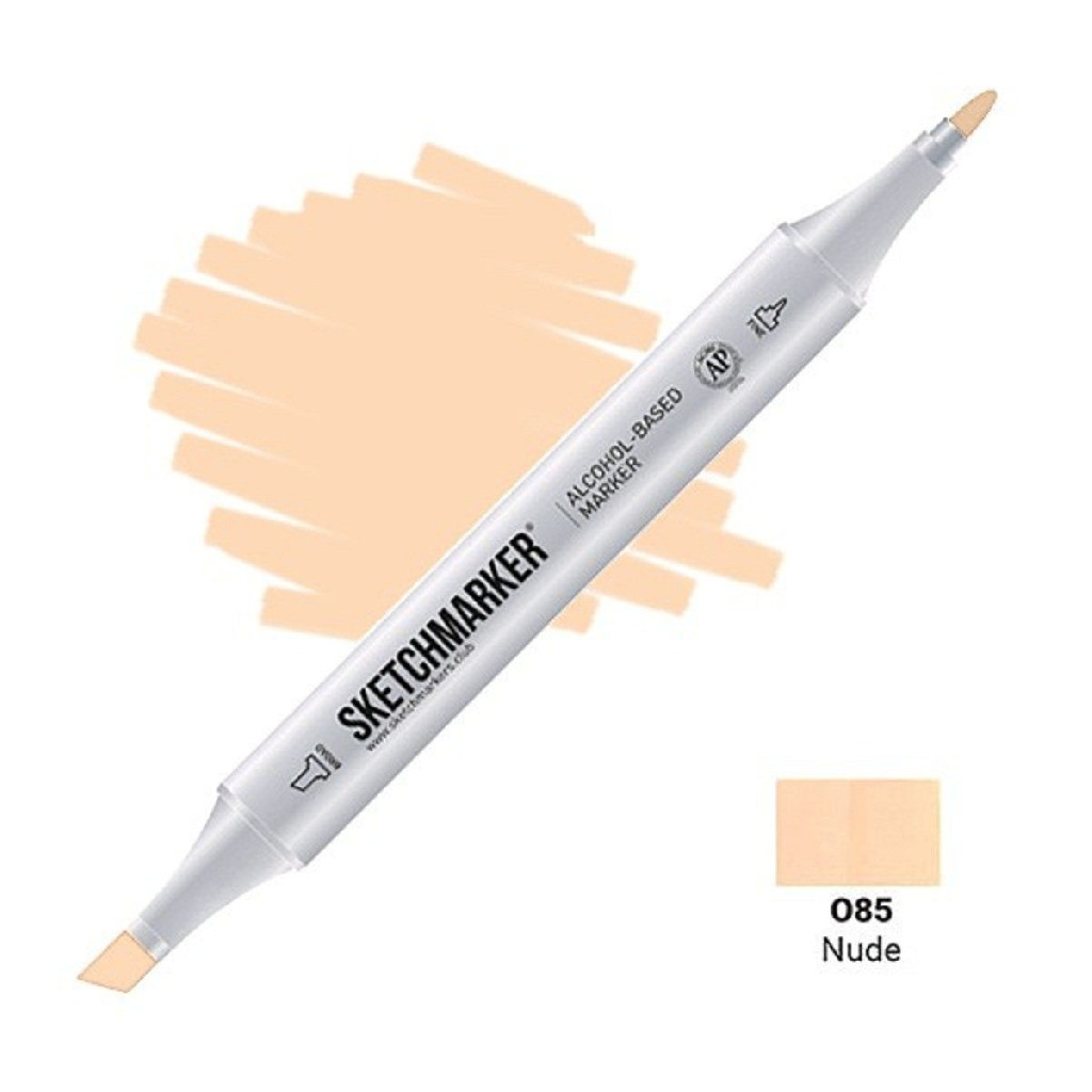Маркер SKETCHMARKER, 2 пера: долото и тонкое, Nude - Нюдовый, SM-O85