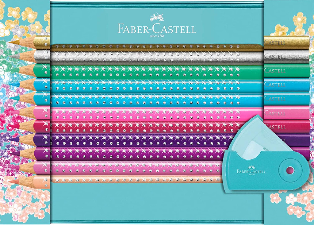 Набір олівців 20 кол. Sparkle + точилка, 201641 Faber-Castell 4