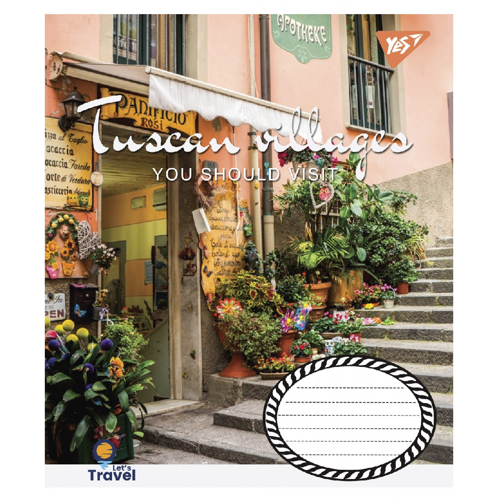 Тетрадь 48 кл. YES Tuscan villages, 766010
