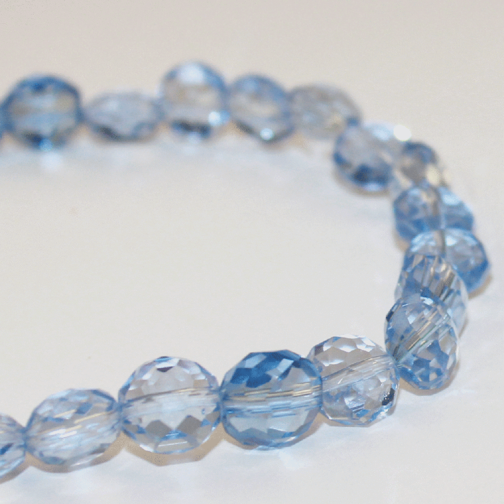 Намисто кришталеве на нитці, 10 мм/45 шт., 11371/016C Crystal Art 
