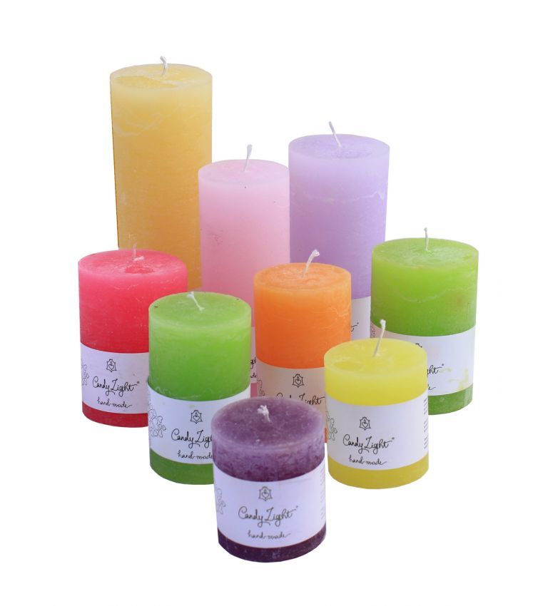 Свеча 7*10 см, бирюзовый, С07*10/1-5.6, Candy Light 2