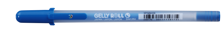 Ручка гелевая Moonlight Gelly Roll, Синий, Sakura