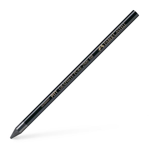 Олівець графітний PITT Monochrome натуральний 6B, 117307 Faber-Castell