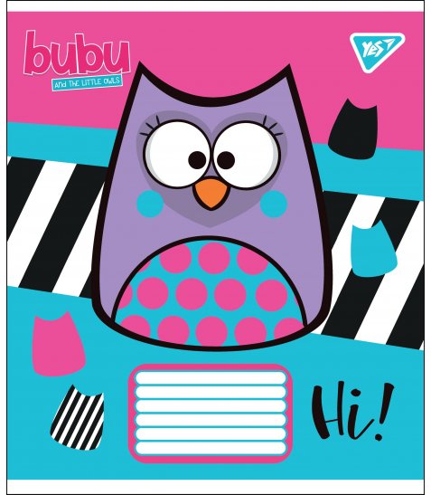 Тетрадь 12 лин. YES "Bubu", 764497