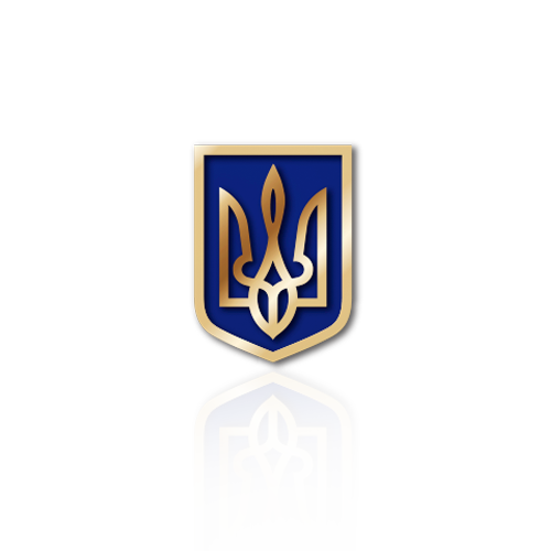 Значок "Тризуб Украины", 7*10 мм, арт. 008