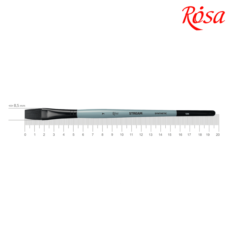 Синтетика плоская STREAM 134 №7, к.р. кисть ROSA