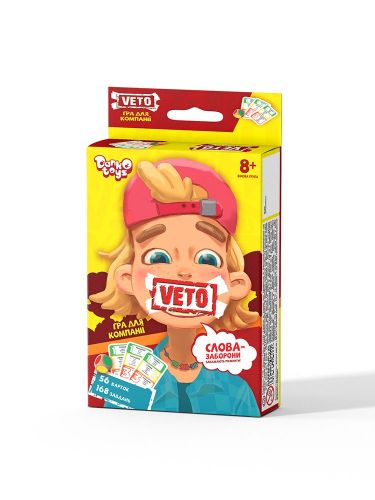 Гра настільна "VETO" міні укр (32), VETO-02-01U