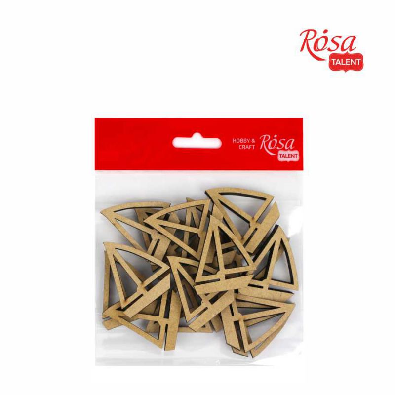 Міні-заготовка Вітрильник, МДФ, 3,9*4,7 см, 1 шт, Rosa Talent (15)