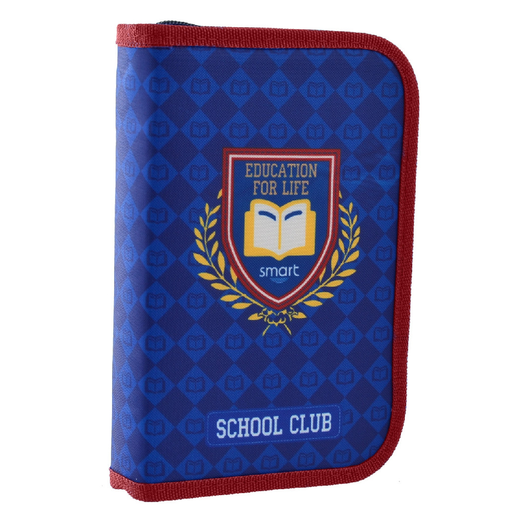 Пенал твердий одинарний з двома клап. HP-04 "School Club", 20,5*13*3,6, 532093