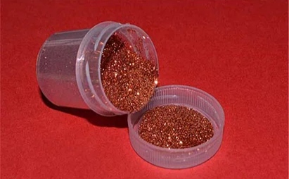 Глітер фасований Червоне золото 10 г, 12 мл, HY10519