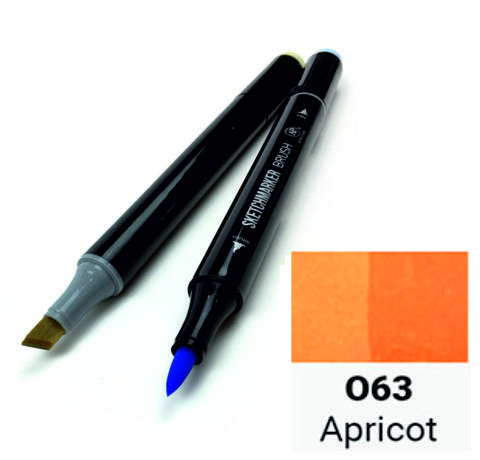 Маркер двухсторонний SKETCHMARKER Brush Абрикос, SMB-O63 3