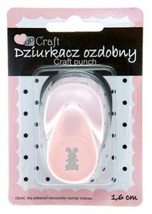 Фигурный дырокол 1,6 см Заяц, JCDZ-105-096 DpCraft