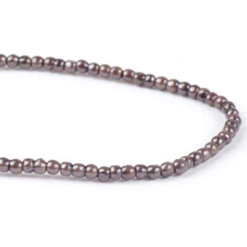 Бусы 3 мм (нить 65 см*280 шт) 075PD,3mmrd Crystal Art