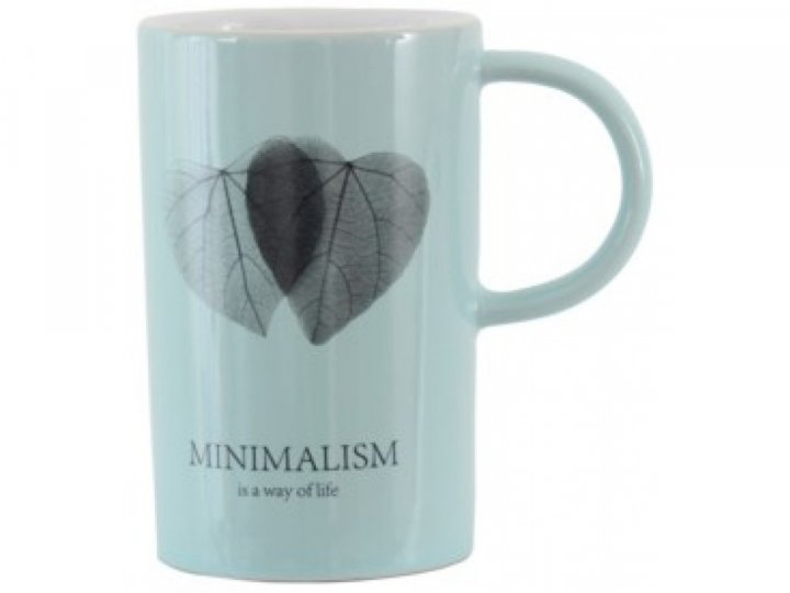 Чашка Minimalism, 340 мл, синяя, HTK-022 Limited Edition