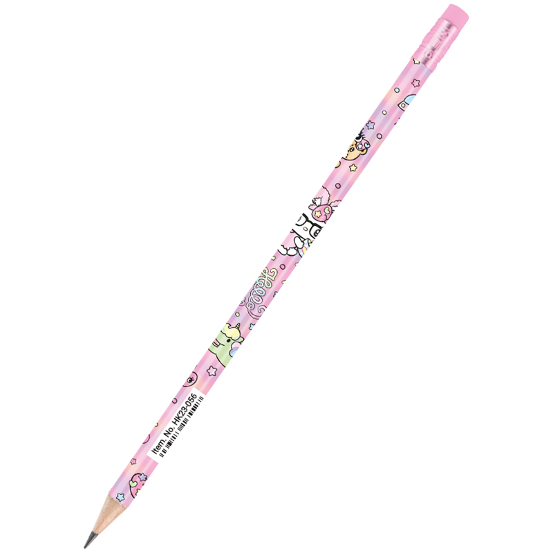 Олівець графітний з гумкою Hello Kitty, 36 шт., туба, HK23-056