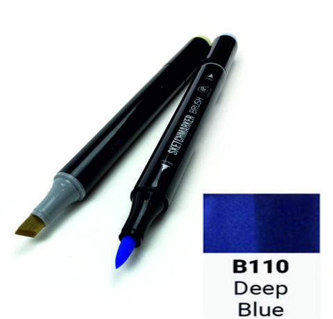 Маркер двосторонній SKETCHMARKER Brush Глибокий синій, SMB-B110 3