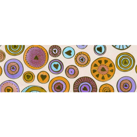 Бумага дизайнерская Волшебные моменты "POP ART" 120 г. 20*30 см Ваниль / Золото UR-60100001R