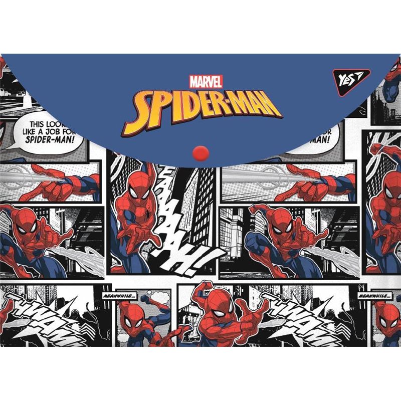 Папка-конверт на кнопці А4 "Marvel", 491869 Yes