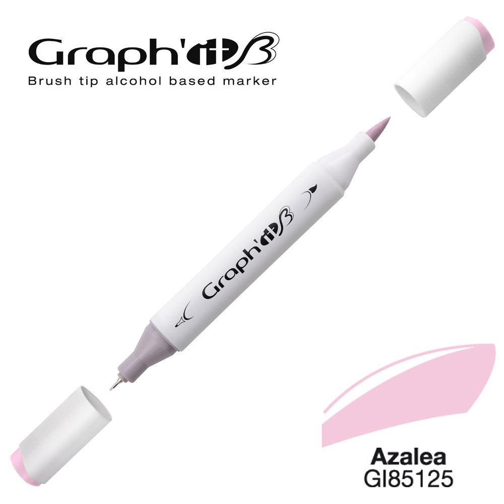 Маркер двухсторонний Brushmarker, Азалия (5125), GI85125 Graph`it