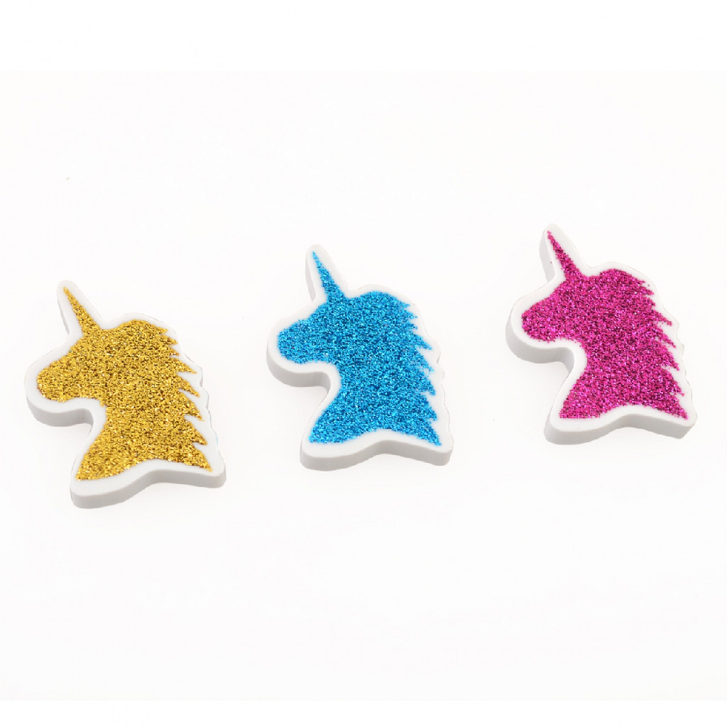 Гумка "Unicorn" фігурна з глітером, YES, 560507