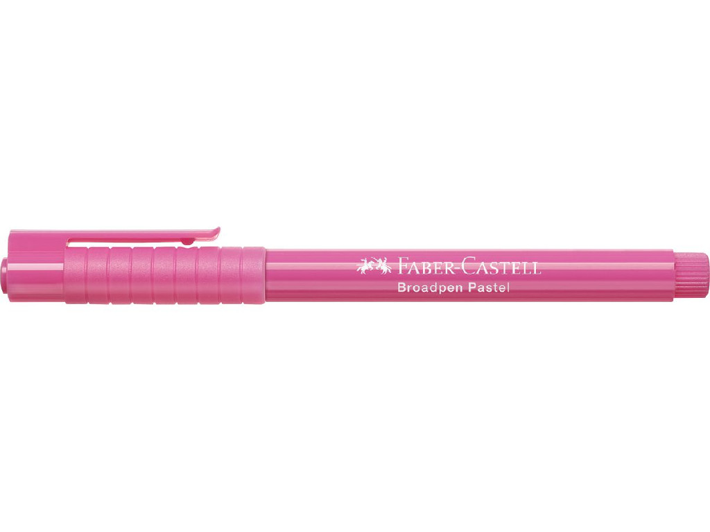 Ручка капиллярная 0,8 мм Broadpen 1554 Pastel пурпурный, 155426 Faber-Castell